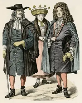Alsace Prints: Men / Strasbourg Costume