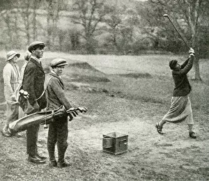 Today Gallery: Men and women playing golf at Beaconsfield, Buckinghamshire