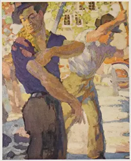 Men Working on Water