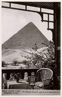 Mena House Hotel, Cairo, Egypt - View of Cheops Pyramid
