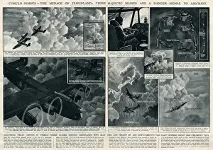 Masses Prints: Menace of Cloudland by G. H. Davis