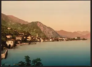Como Prints: Menaggio, general view, Lake Como, Italy