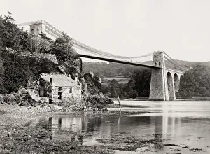 Menai Prints: Menai bridge, Anglesea, Wales