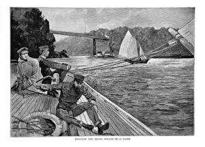 Straits Prints: Through the Menai Straits in a Racer