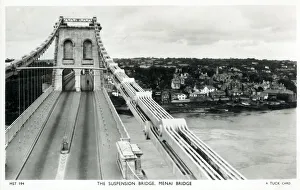 Images Dated 16th June 2020: The Menai Suspension Bridge