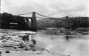 Menai Prints: Menai Suspension Bridge