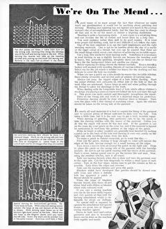 Mend Prints: We re on the mend, 1941