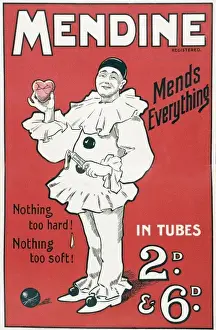 Clown Prints: Mendine Glue poster