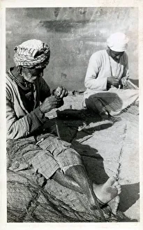 Mending Fishing nets - Egypt