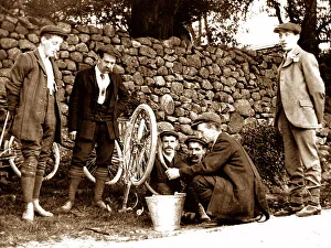 Puncture Prints: Mending a puncture, early cycling