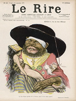 1844 Collection: Menelik Ii / Ethiopia / Rire