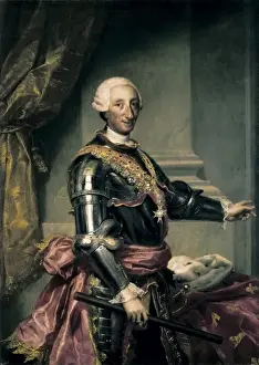 Mengs Prints: MENGS, Anton Raphael (1728-1779). Portrait of