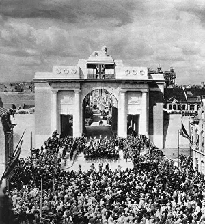 Ypres Gallery: Menin Gate memorial, Ypres 1927