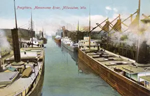 Menomonee River, Milwaukee, Wisconsin, USA