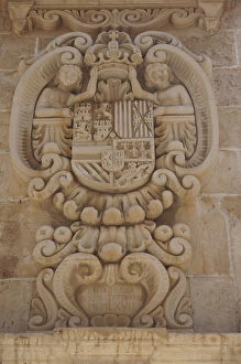 Menorca Gallery: Menorca, Ciutadella: Coat of arms - Sant Crist Church