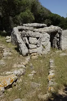 Menorca Prints: Menorca, Ma󠭠Alaior, Talati de Dalt: Prehistoric dwelling