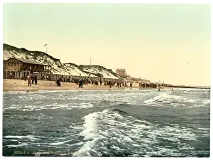 Sylt Prints: Mens bathing place, Westerland, Sylt, Schleswig-Holstein, G