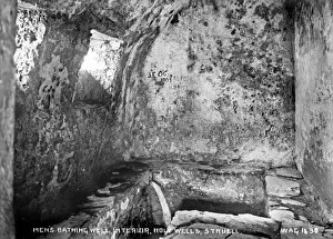 Well Prints: Mens Bathing Well, Interior, Holy Wells, Struell
