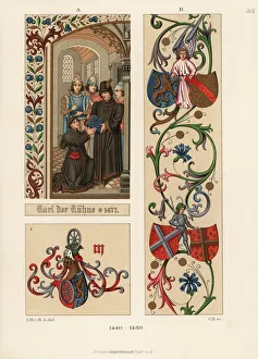 Mens Gallery: Mens costumes of the mid 15th century