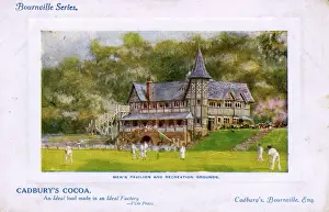 Pavilion Prints: Mens Pavilion & Recreation Grounds, Bournville, Birmingham