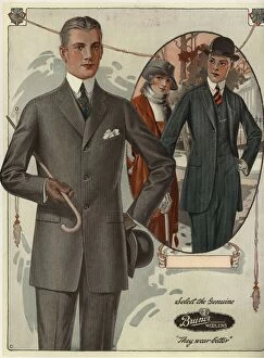 Mens single-breasted suits from the 1920s