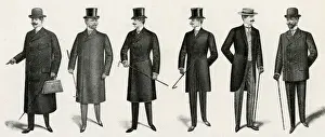 Overcoats Prints: Mens wear 1901
