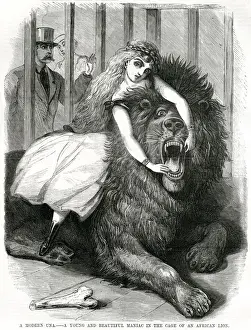 MENTAL PATIENT AND LION