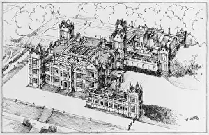 Mansion Prints: Mentmore Towers 1929