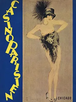 Jazz Age Club Gallery: Menu card - Casino Parisien, Chicago
