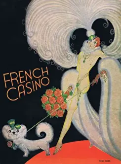 Menu Prints: Menu card - French Casino, New York