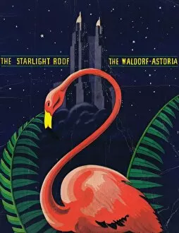 Images Dated 6th September 2011: Menu - Starlight Roof at the Waldorf Astoria