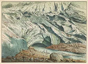 Mer de Glace (Sea of Ice), Mont Blanc, French Alps Mer de Glace (Sea of Ice), Mont Blanc, French Alps