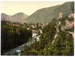 Meran Prints: Meran, from Gilfpromenade, Tyrol, Austro-Hungary