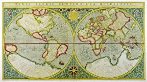 Maps Collection: Mercator / World Map / 1587