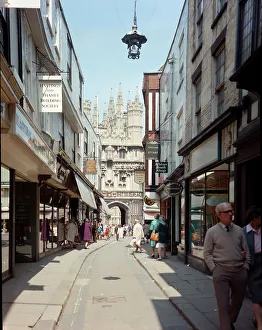 Christchurch Prints: Mercery Lane and Christchurch Gate, Canterbury