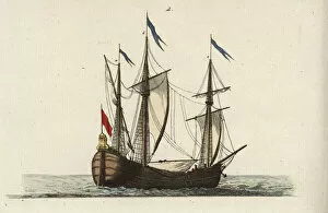 Bertuch Collection: Merchant ship