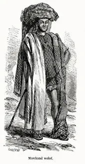 A merchant of the Wolof peoples Date: 1854