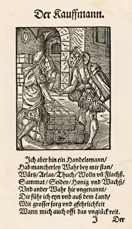 1568 Prints: Merchants Negotiating