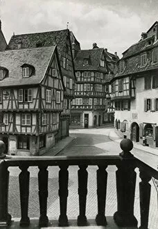 Images Dated 21st March 2016: Merchants Street, Colmar, Alsace, France