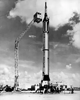 Manned Prints: The Mercury-Redstone rocket that carried Virgil Grissom