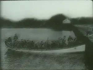 Cutter Prints: Mercury Sea Scouts rowing an open cutter