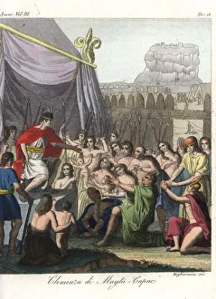 The mercy of Mayta-Capac after the conquest of Cac-Yaviri The mercy of Mayta-Capac after the conquest of Cac-Yaviri