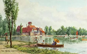 The Mere and Boathouse, Thorpeness, Suffolk