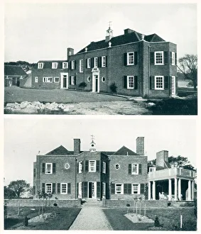 Hugh Prints: Mere House, Hamble, Hampshire