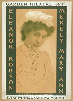 Matinee Prints: Merely Mary Ann Garden Theatre, New York, every evening & Sa
