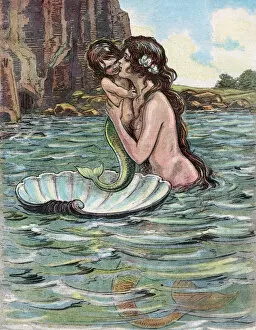 Images Dated 7th March 2011: Mermaid and Child