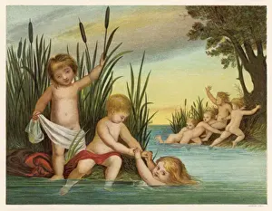 Bathe Prints: Mermaid and Children