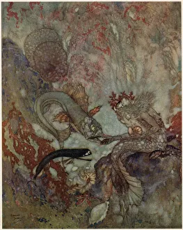 Andersen Prints: The Mermaid - Edmund Dulac