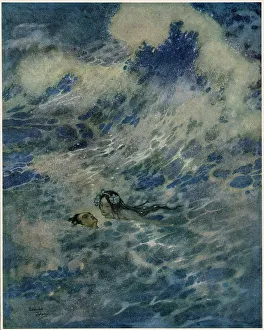 Andersen Prints: The Mermaid - Edmund Dulac