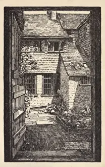 Court Yard Prints: The Mermaid Hotel, Rye, East Sussex